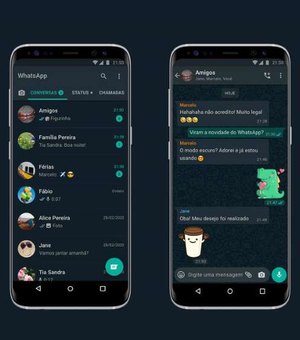 WhatsApp lança modo escuro para iPhone e Android