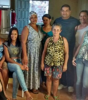 Moisés Machado intensifica visitas a famílias na corrida pela reeleição à Câmara de Arapiraca