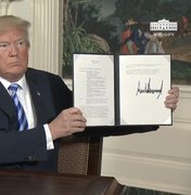 Trump anuncia retirada dos EUA de acordo nuclear com o Irã