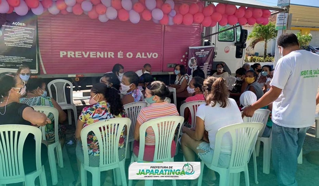 Prefeitura de Japaratinga realiza ação de saúde da mulher