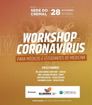 Conselho Regional de Medicina organiza Worshop sobre Coronavírus