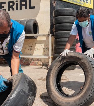 Contra a Dengue: Ação para coletar pneus descartados em Maceió será realizada amanhã (05) e sexta (06)