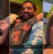 Rapper Drake dá R$ 50 mil de presente para fã que fazia aniversário em restaurante