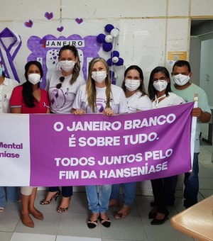 [Vídeos] Branco e roxo se unem para um janeiro de prevenção à saúde mental e à hanseníase em Arapiraca