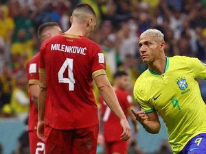 COPA 2022: Em jogo seguro e controlado, Brasil vence a Sérvia por 2 a 0 na estreia