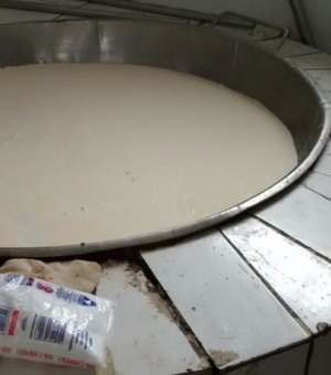 FPI do São Francisco apreende 1,2 tonelada de queijo em Major Izidoro
