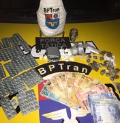 Suspeito de tráfico é preso com mais de 200 comprimidos de Rohypnol