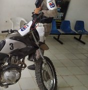 Motocicleta roubada é recuperada sem chassi em Matriz de Camaragibe
