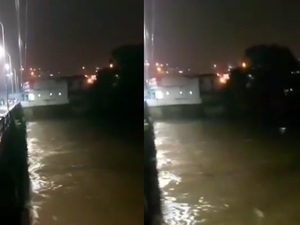 Rio Paraíba enche e atalaienses temem que a água transborde e inunde a região