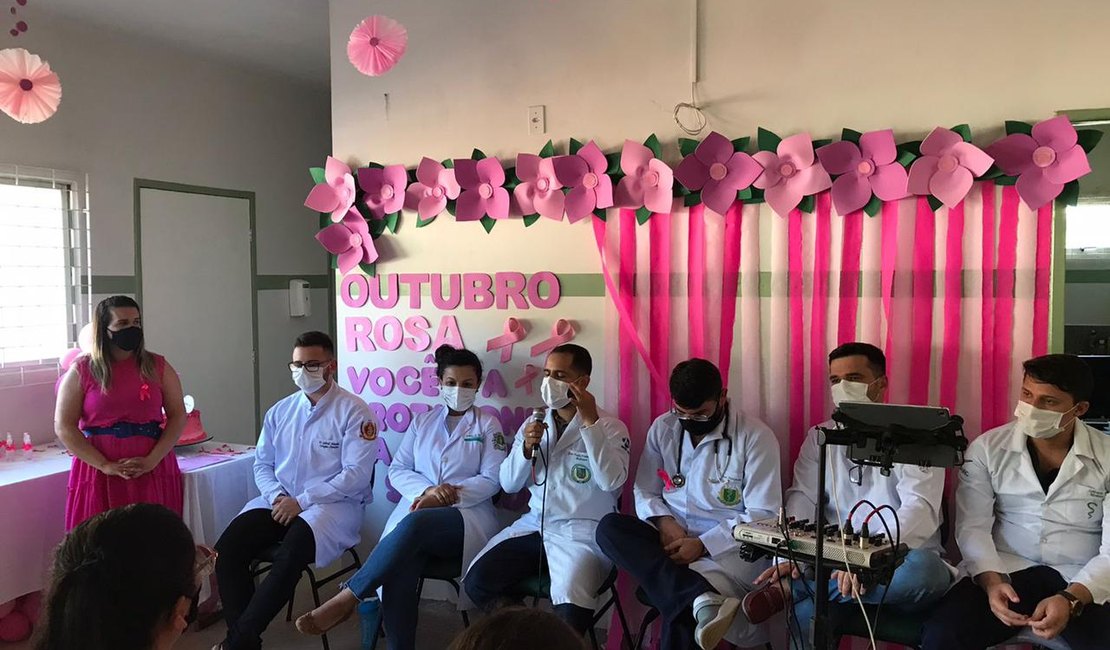 UBS do povoado Baixa da Onça promove ação do outubro rosa com palestras educativas