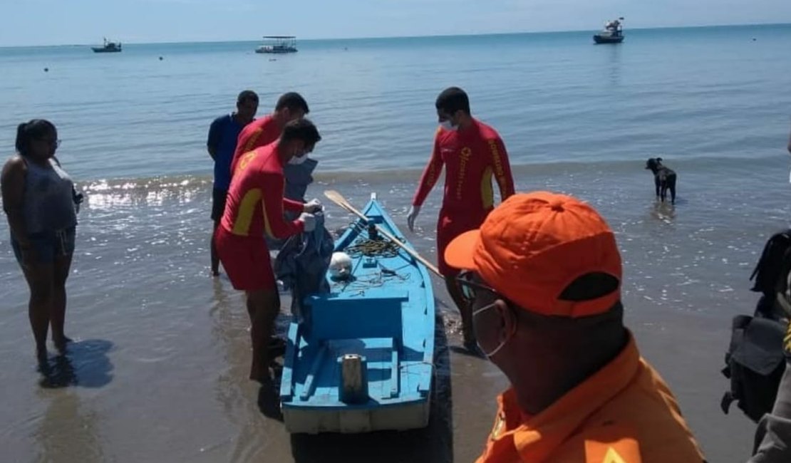 Bombeiros fazem novas buscas por mulher desaparecida no mar de Maragogi
