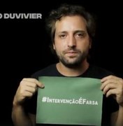 Em vídeo, artistas se manifestam contra intervenção militar no Rio