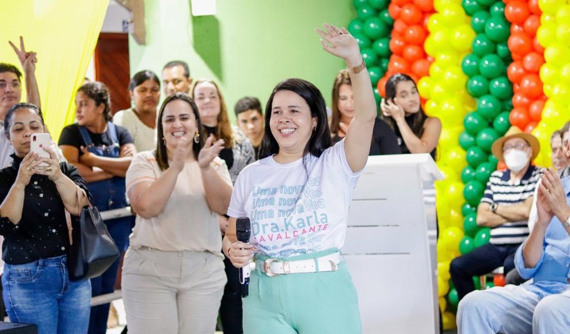 Karla Cavalcante é a única mulher de Palmeira dos Índios candidata a Deputada Estadual