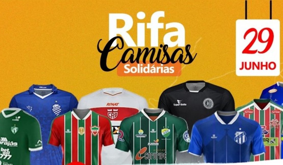 Aumentou o prêmio: Rifa para ajudar profissionais do futebol terá 12 camisas e bola oficial