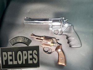 Polícia encontra dois revólveres dentro de mercadinho em Arapiraca