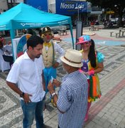 Rodrigo Cunha desenvolve projeto 'Deputado na Praça' no Centro de Arapiraca