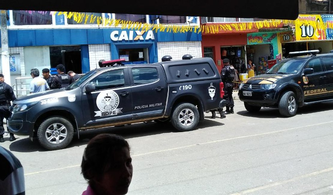 Polícia Federal chega em Porto Calvo para investigar explosões de agências