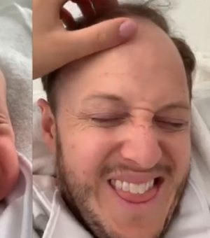 Vídeo: pai viraliza na web ao imitar caretas da filha recém-nascida