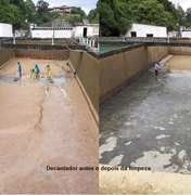 Casal faz limpeza da ETA Cardoso e garante qualidade da água para bairros de Maceió