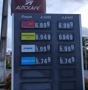 Litro da gasolina comum custa R$ 6,94 em Maragogi