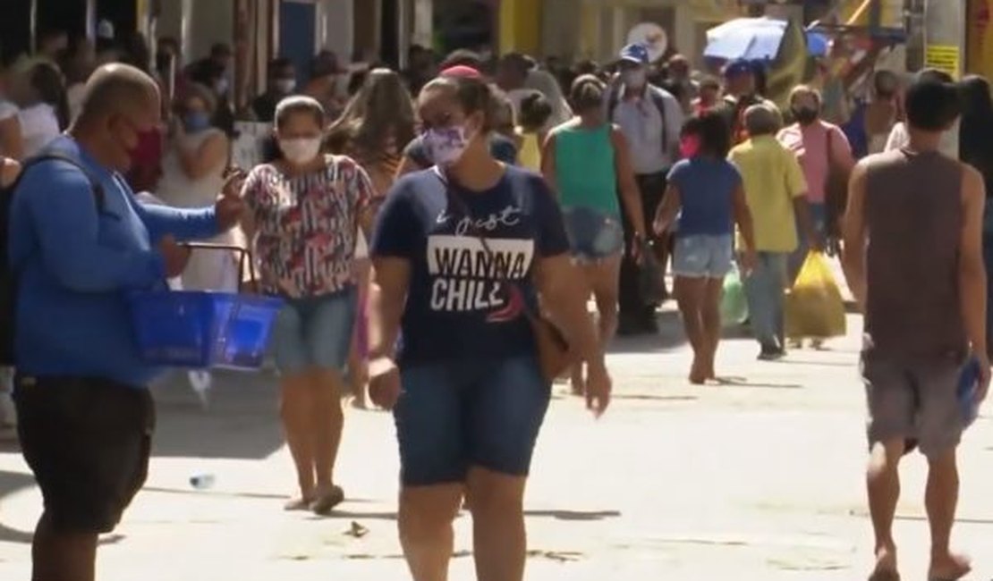 Se ritmo de contaminação persistir, Alagoas pode superar 100 mil casos de Covid-19 antes do Natal