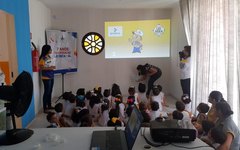 Ação educativa em escola de Maceió