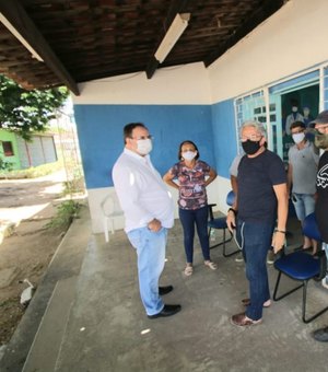 Luciano Barbosa visita obras de recuperação do CEMFRA