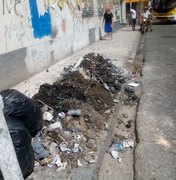 Ação retira retira 3.800 toneladas de lixo de canaletas do Centro