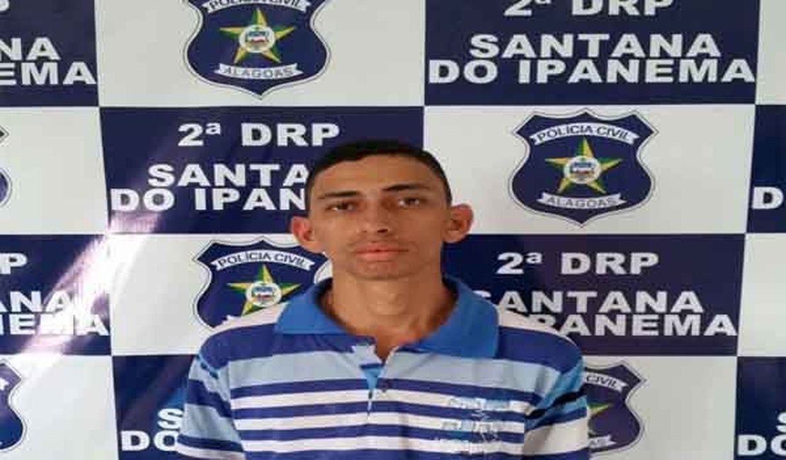 Polícia prende suspeito de praticar homicídio em Santana do Ipanema