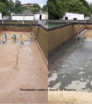 Casal faz limpeza da ETA Cardoso e garante qualidade da água para bairros de Maceió