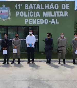 11º Batalhão de Polícia Militar de Penedo realiza homenagem às mulheres da corporação