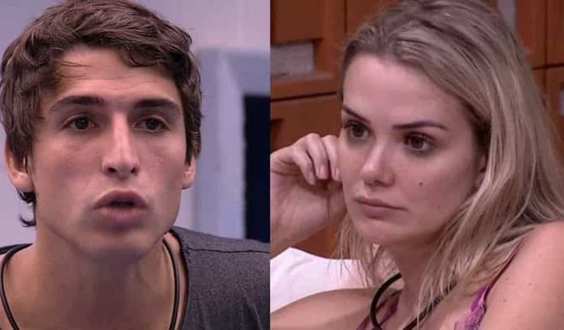 Felipe chama Marcela de falsa e pede para ir ao paredão com ela