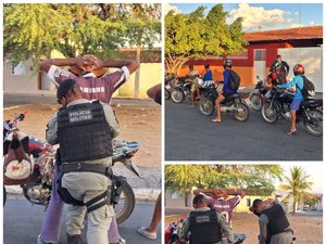 Polícia realiza operação e apreende motos irregulares em Piranhas, após reclamações de moradores