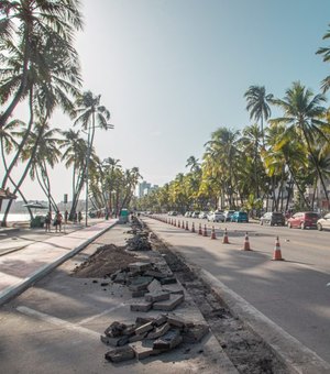 Seminfra inicia obra para construção de faixa permanente na Rua Fechada