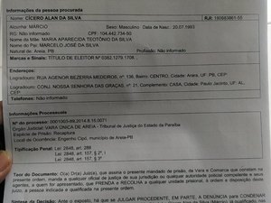 Foragido do sistema prisional da Paraíba é preso em Arapiraca