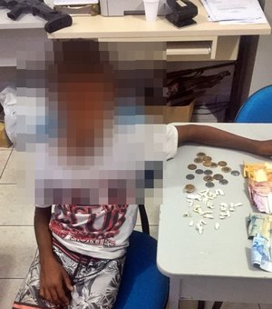 Criança de 10 anos é apreendida com drogas em São Miguel dos Campos 
