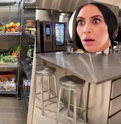 Kim Kardashian deixa internautas chocados ao ostentar geladeiras