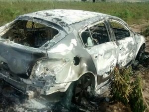 Veículo carbonizado é encontrado no Agreste