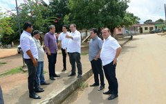 Luciano Barbosa visitou zona rural de Arapiraca com vereadores e secretário Mosart Amaral