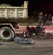 Motociclista morre após colidir em caminhão na Rota do Mar