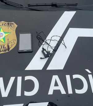 Polícia Civil recupera tablet roubado e prende receptador em Santana do Ipanema