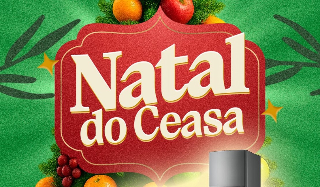 'Natal de Prêmios': Ceasa lança campanha e vai sortear moto, geladeira e televisões