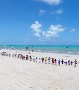 ‘Vamos Abraçar o Mar’ enaltece trabalho voluntário nas praias de Maragogi 