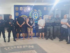 Forças policiais de Alagoas e Pernambuco realizam operação integrada e prendem foragidos em Palmares/PE