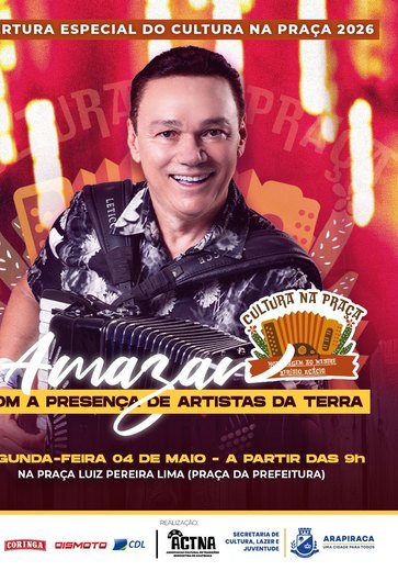 Com Amazan, Cultura na Praça está de volta e transforma Arapiraca no palco do forró