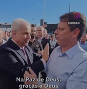 Pré-candidato, Sikêra Jr aparece em evento da PM de São Paulo ao lado de Tarcísio