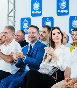 Paulo Dantas entrega primeira etapa da Avenida do Futuro, em São Miguel dos Campos