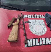 Polícia Militar apreende espingarda artesanal em Colônia Leopoldina