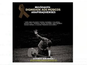 Músicos de Arapiraca buscam doações: ao menos 120 estão em situação de extrema dificuldade