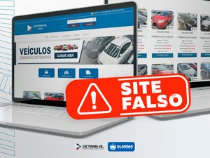Detran Alagoas alerta sobre site falso de leilão de veículos